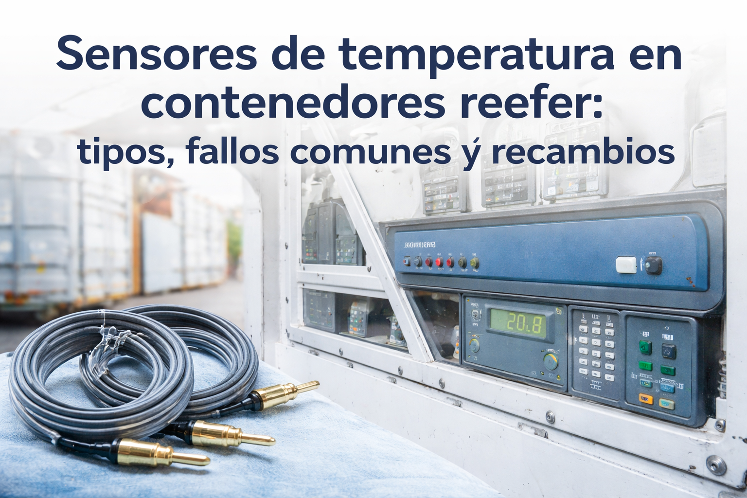 sensores temperatura reefer en contenedor refrigerado<br />
